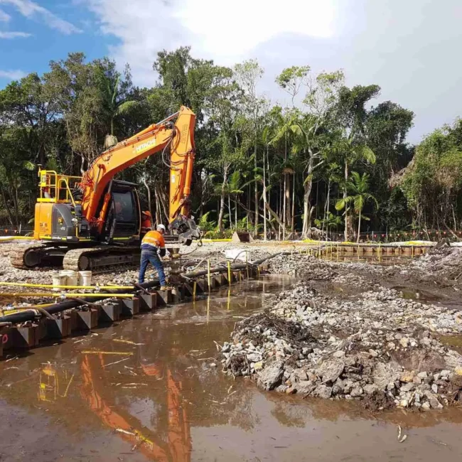 Dewatering and Water Treatment. Byron Bay